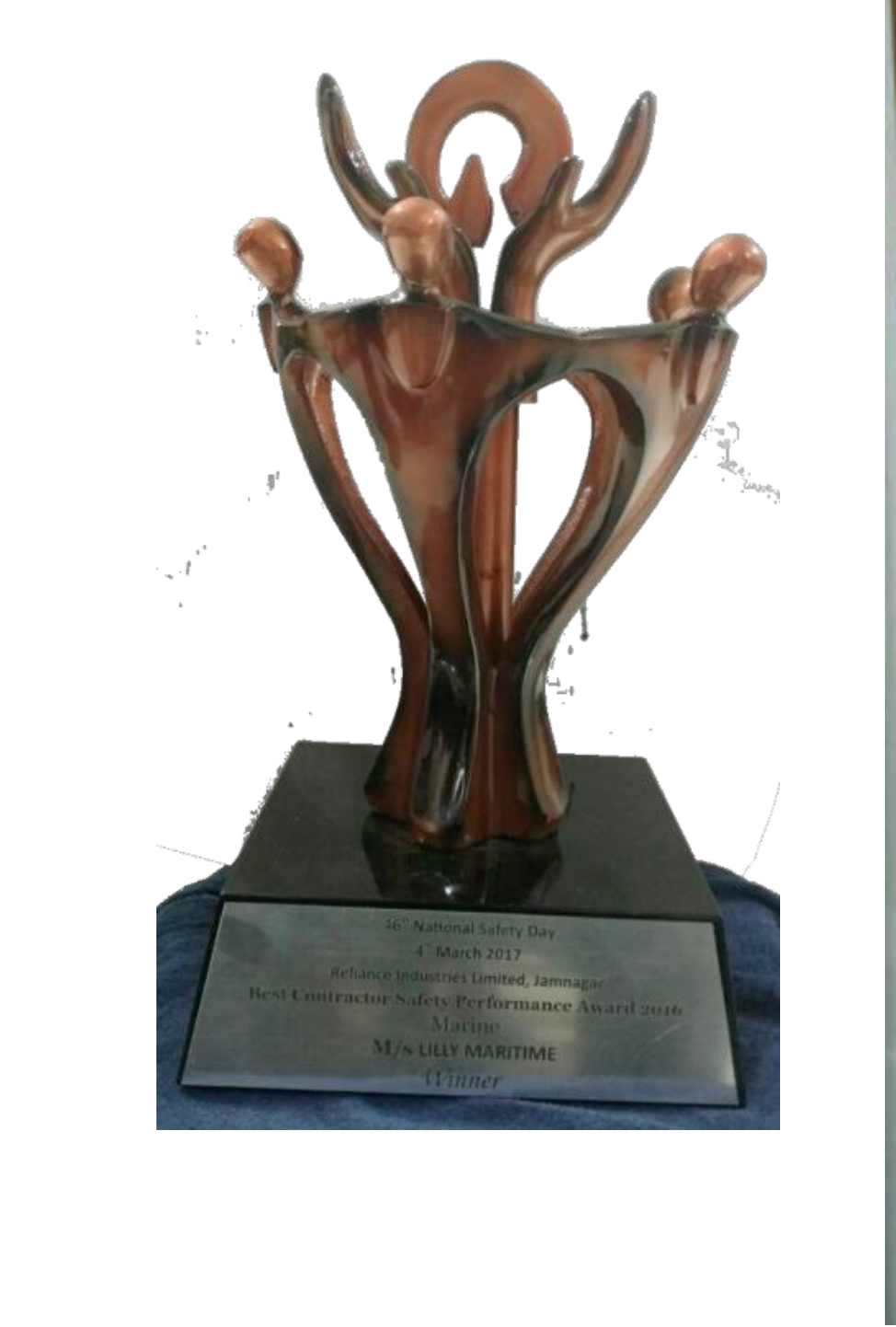 Best Contractor Safety Performance Award - WINNER